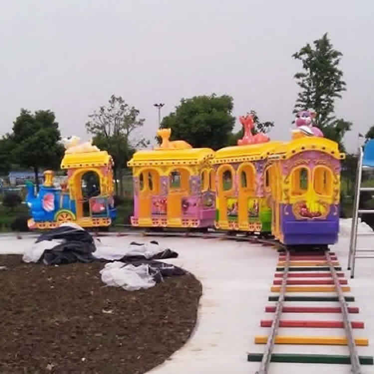 childrens ride on train and track